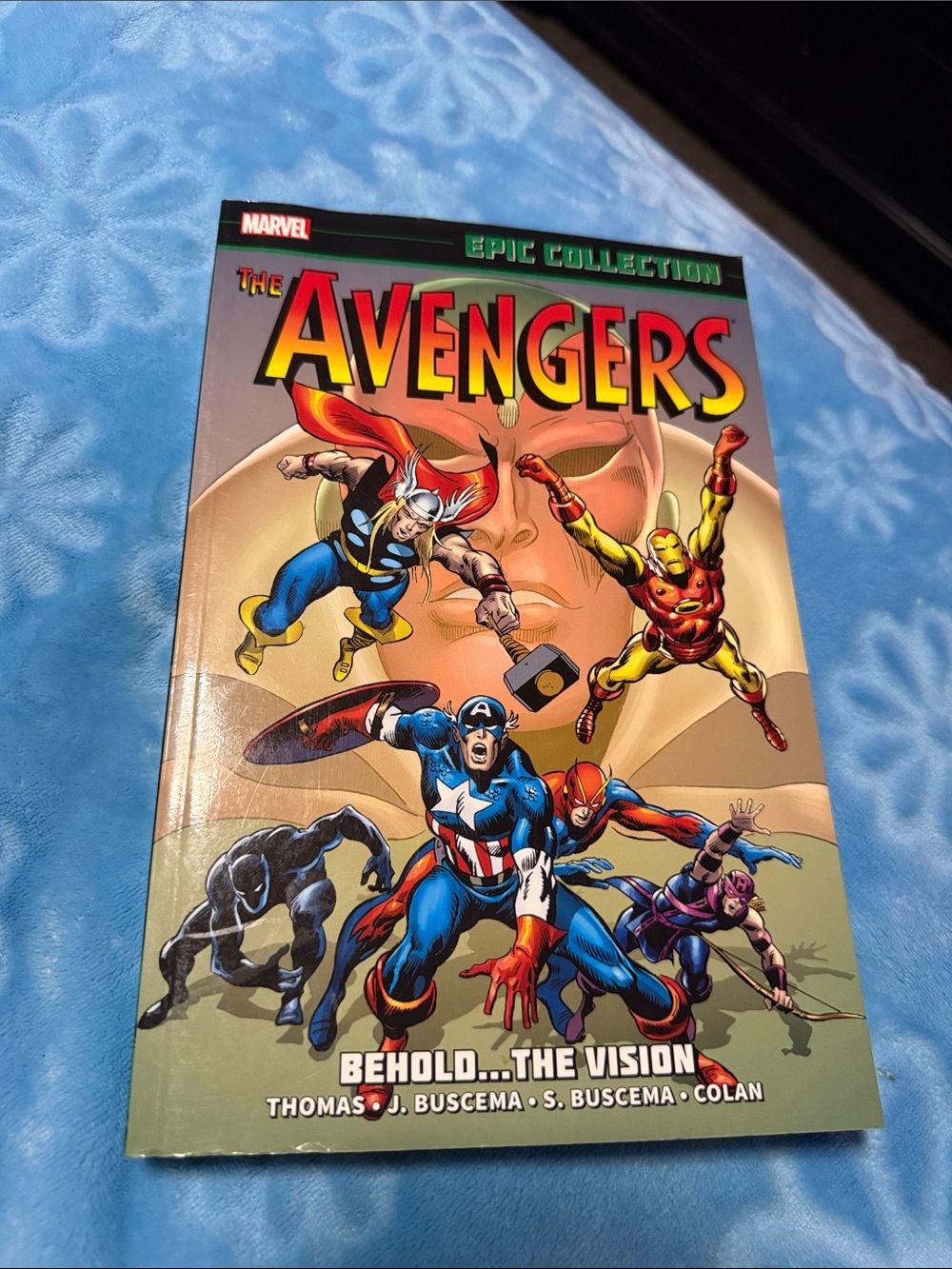 The Avengers,Marvel Epic collection,volume #4 Behold….The vision